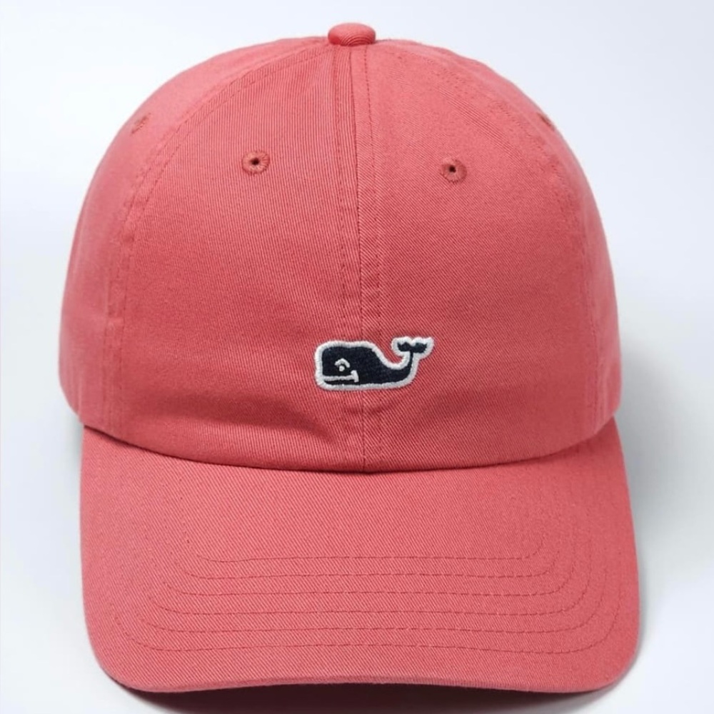 Vineyard Vines Red Hat Classic Whale Logo
